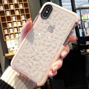 iPhone X XS Diamond Clear Case Bumper